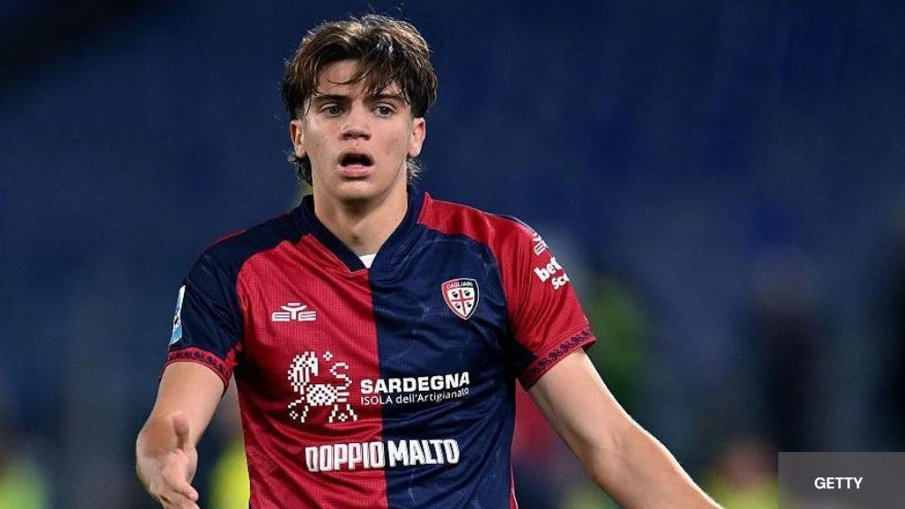 Marco Palestra with Cagliari 