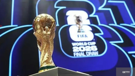 Trophée coupe du monde 2026 exposé