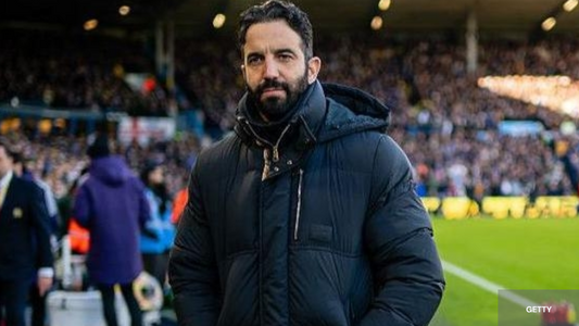 Ruben Amorim sur le bord du terrain de Old Trafford image crédit Getty 
