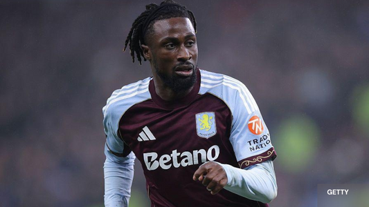 Evan Guessand sous les couleurs de Aston Villa 2025