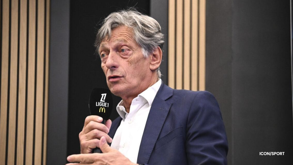 Nicolas de tavernost en conférence pour la ligue 1 McDonald's 