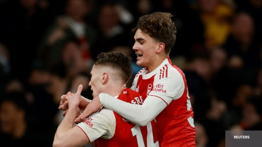 Viktor Gyokeres et Max Downan 