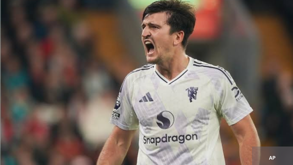 Harry Maguire scream célébration 