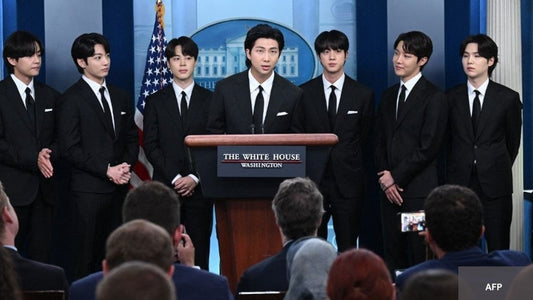 Le groupe de Kpop BTS à la maison blanche 