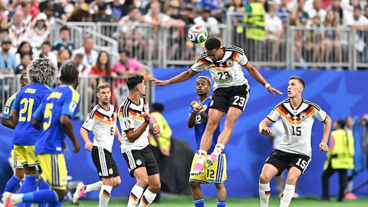 Nmecha avec l'Allemagne lors du match de phase de groupes face à Curuçao Coupe du monde 2026