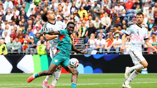 Ismaila Sarr face à la Belgique coupe du monde 2026 image REUTERS 