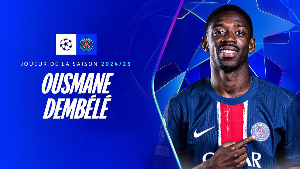 OUSMANE DEMBELÉ MVP DE LA LIGUE DES CHAMPIONS!