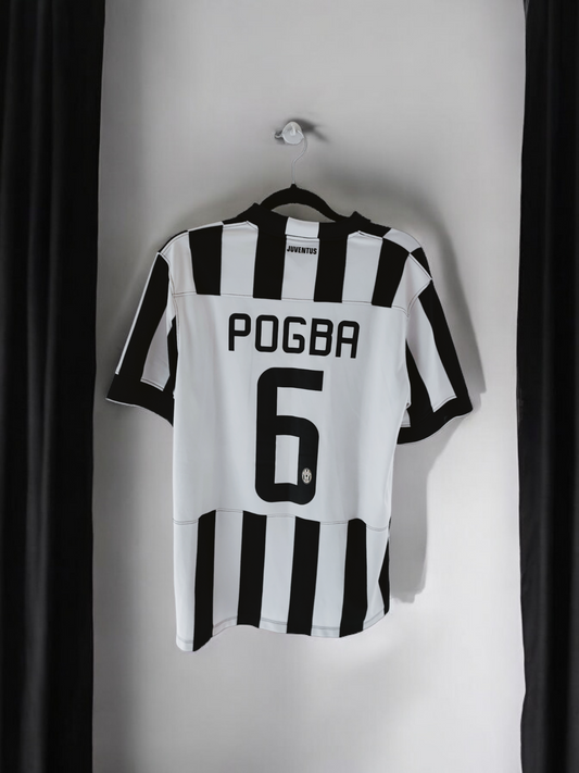 MAILLOT DOMICILE JUVENTUS DE TURIN ⚪⚫👵 FLOQUÉ Paul POGBA NUMERO #6 ANNÉE 2014/2015