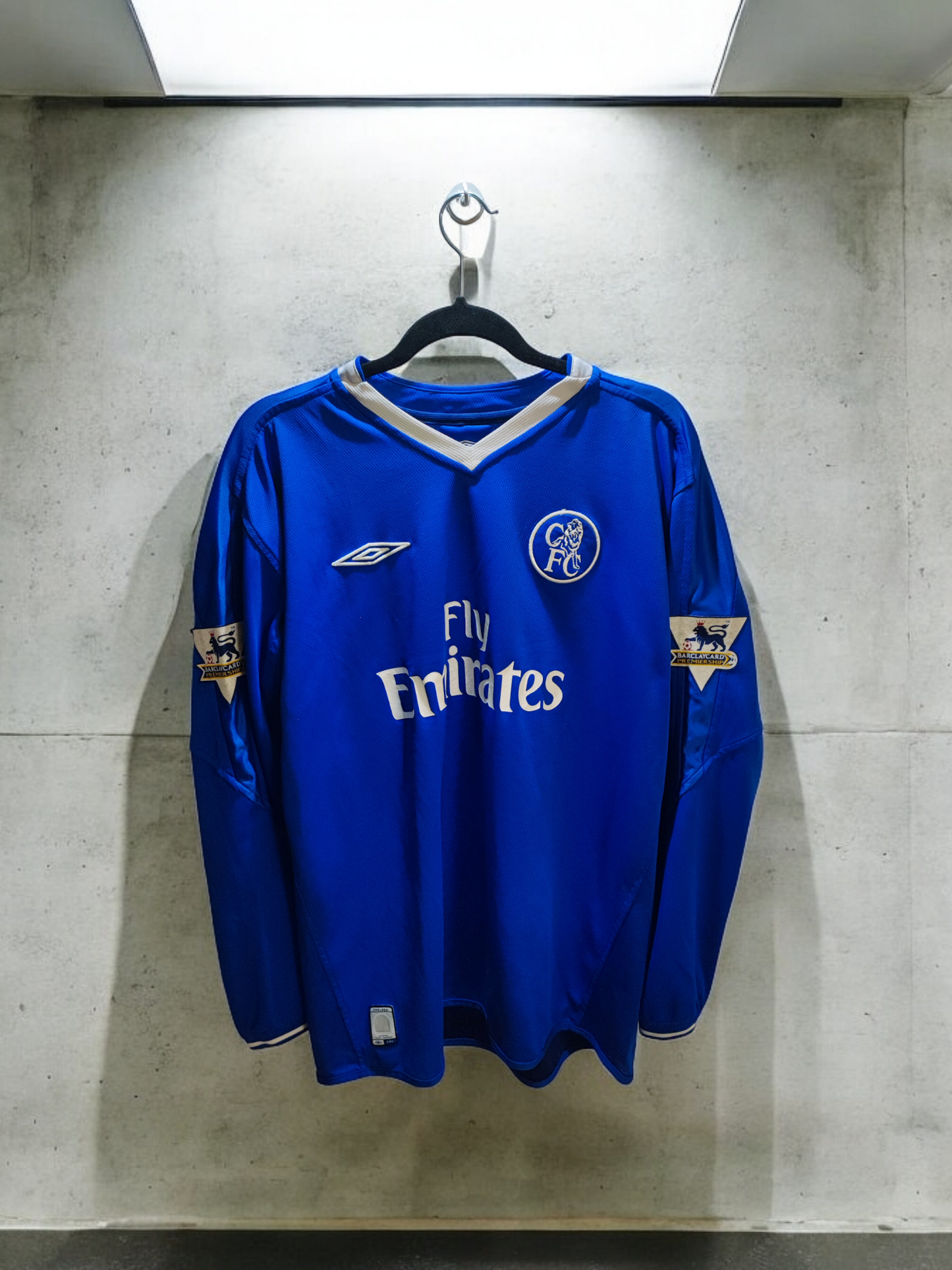 Maillot Chelsea manches longues 2004/2005 floqué Drogba 15#