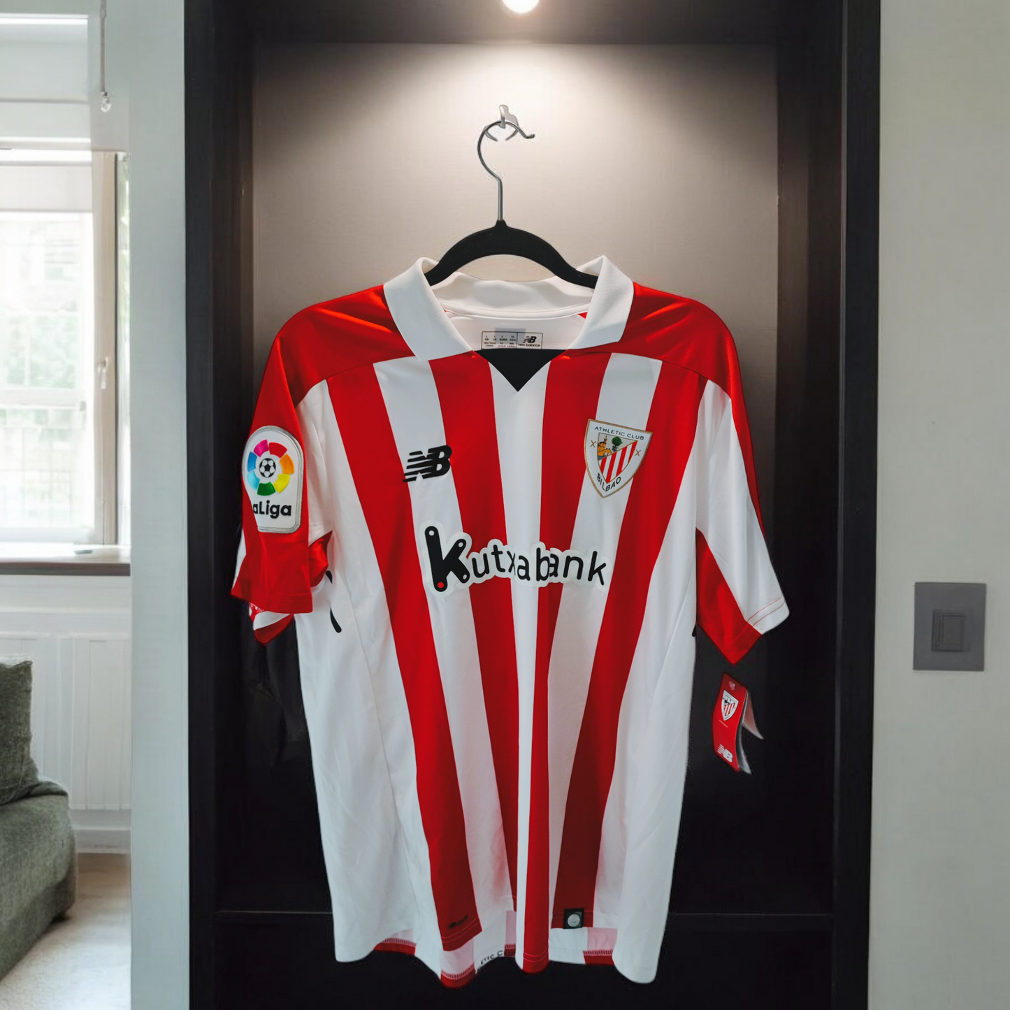 MAILLOT DOMICILE ATLETICO BILBAO ⚪🔴 FLOQUÉ  INAKI WILLIAMS #11 ANNÉE 2017/2018