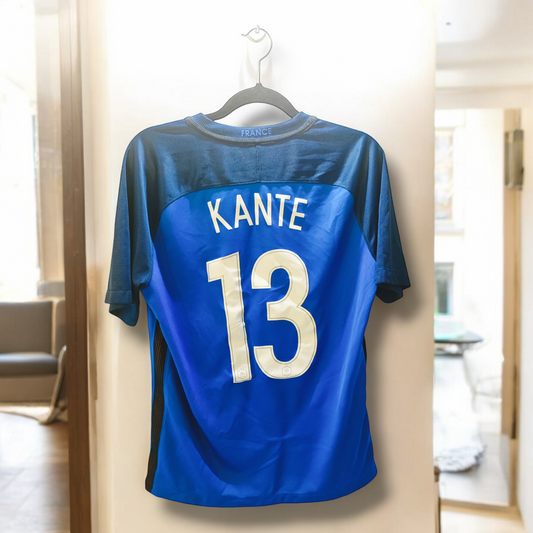MAILLOT EQUIPE DE FRANCE 🔵 2016/2017 FLOQUÉ KANTÉ 13#