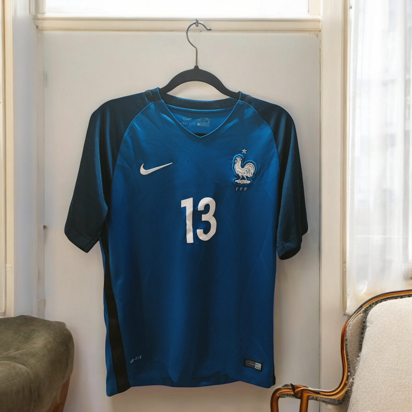 MAILLOT EQUIPE DE FRANCE 🔵 2016/2017 FLOQUÉ KANTÉ 13#