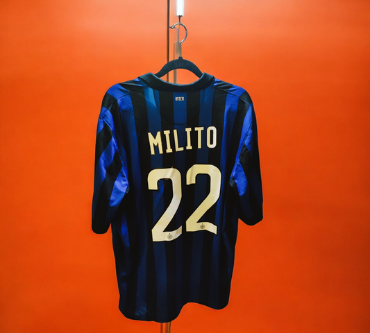 Maillot Inter Milan 2011/2012 rare floqué Diego Milito 22#