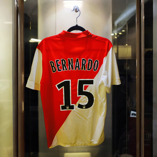 Maillot domicile AS Monaco 2014/2015 floqué Bernardo Silva 15#