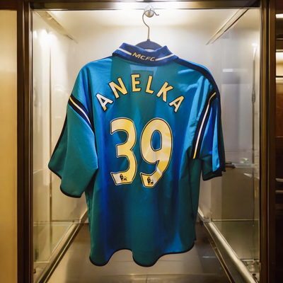 Maillot retro Manchester City 2002/2003 domicile floqué Anelka 39#
