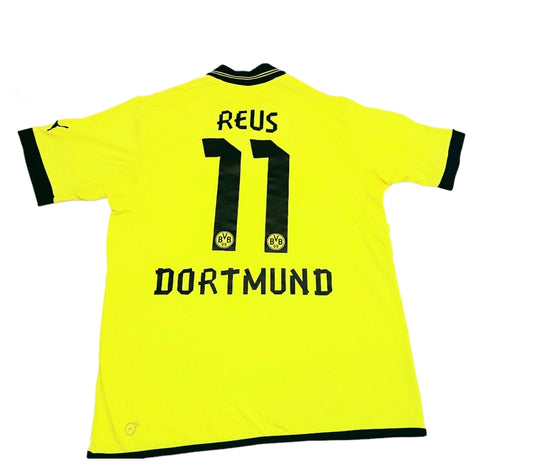 MAILLOT DOMICILE BORUSSIA DORTMUND 🟡⚫🐝 FLOQUÉ Marco REUS NUMERO #11 2012/2013