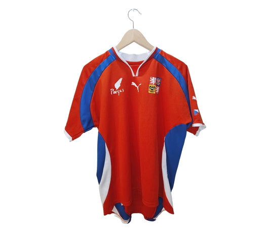 MAILLOT VINTAGE DOMICILE  TCHÉQUIE 2000/2002 ⚪🔴🔵