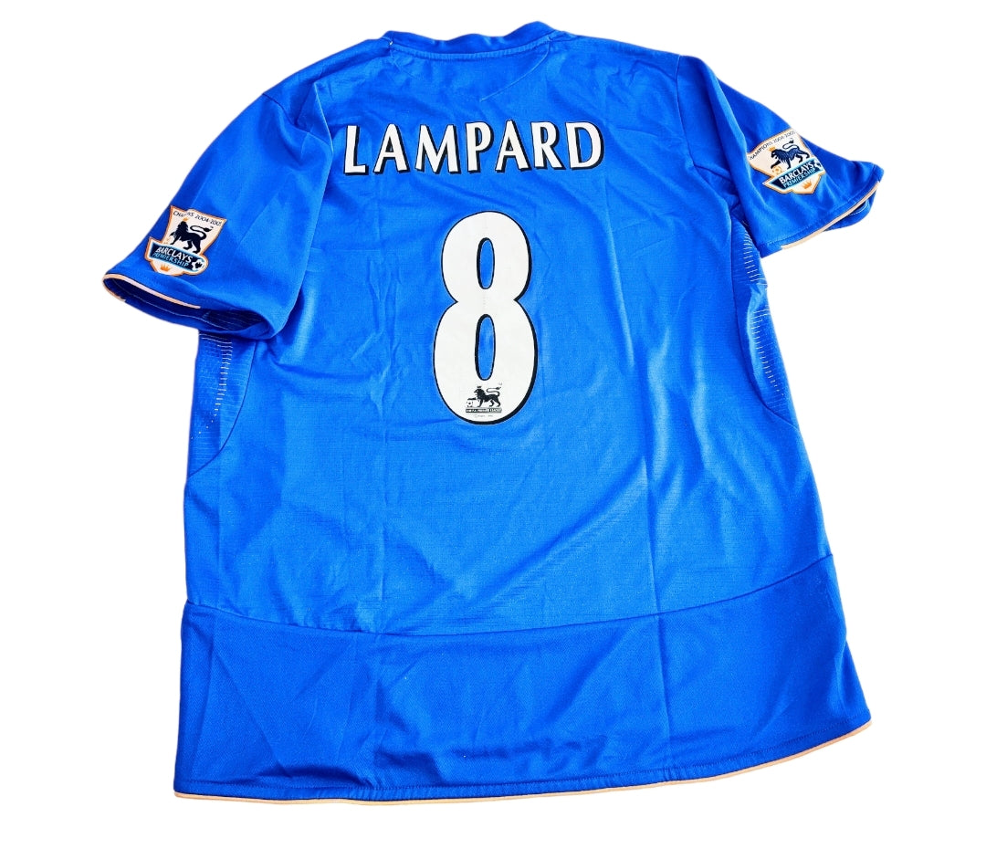 MAILLOT DOMICILE CHELSEA 🔵 2005/2006 CENTENAIRE, FLOQUÉ LAMPARD NUMERO #8
