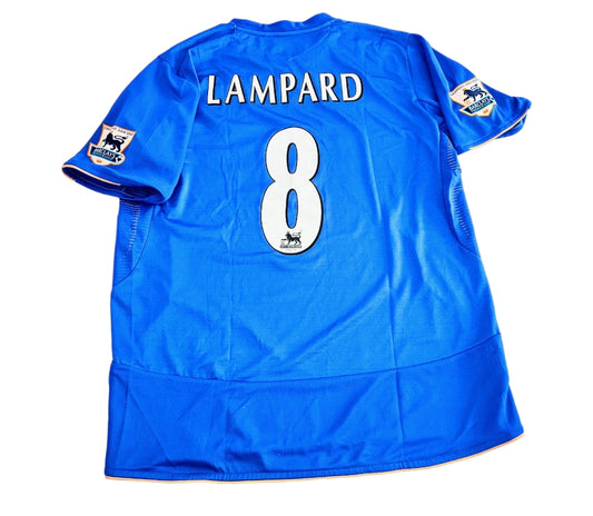 MAILLOT DOMICILE CHELSEA 🔵 2005/2006 CENTENAIRE, FLOQUÉ LAMPARD NUMERO #8