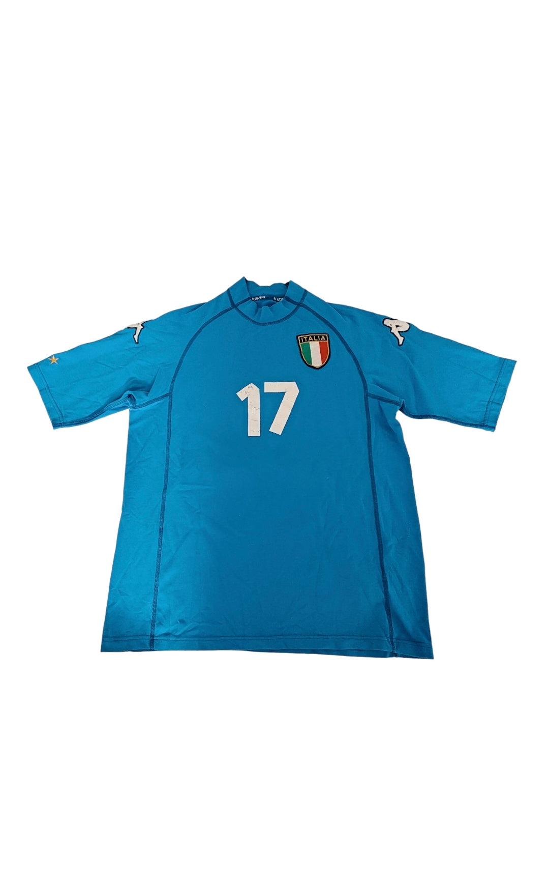 MAILLOT ITALIE 2000/2002 FLOQUÉ ZAMBROTTA 17#