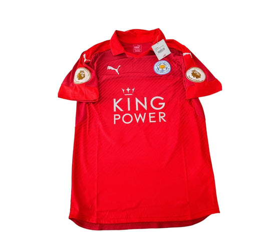 MAILLOT THIRD  LEICESTER F.C 🔴🦊 NEUF AVEC EMBALLAGE FLOQUÉ RYAD MAHREZ 26# ANNÉE 2016/2017