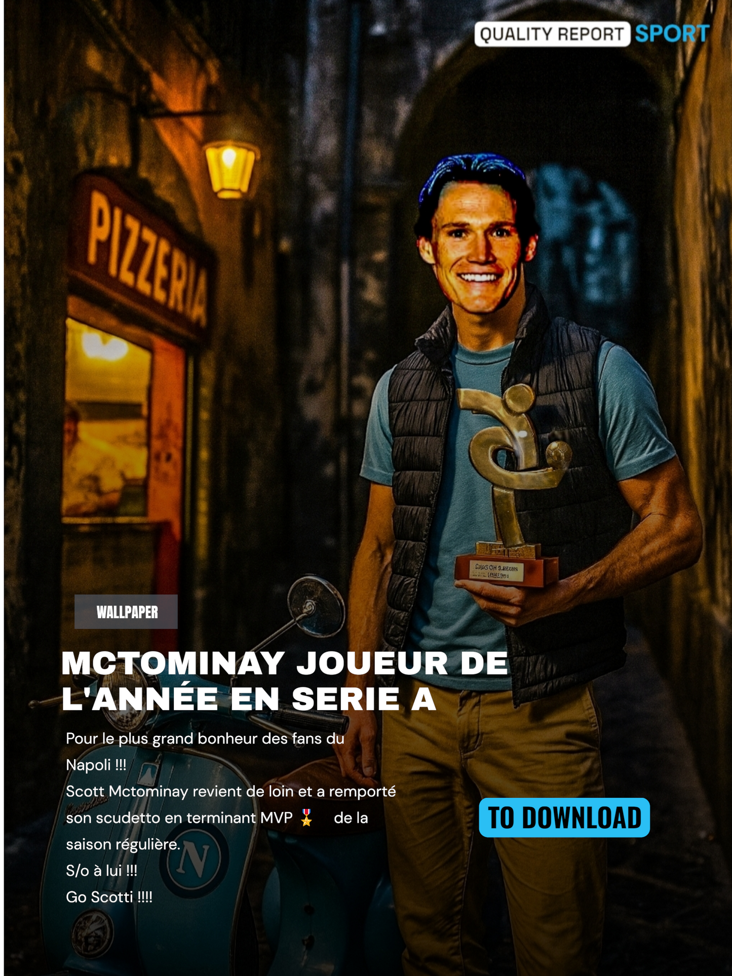 SCOTT MCTOMINAY JOUEUR DE L'ANNÉE EN SERIE A FOND D'ÉCRAN [WALLPAPER]