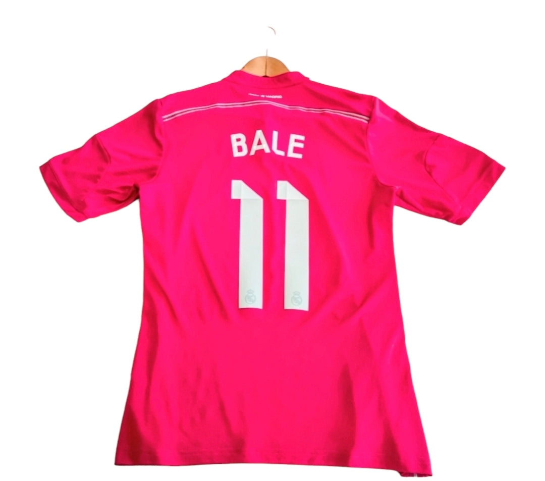MAILLOT EXTÉRIEUR THIRD 🩷REAL MADRID FC  FLOQUÉ GARETH BALE 11# 2014/2015