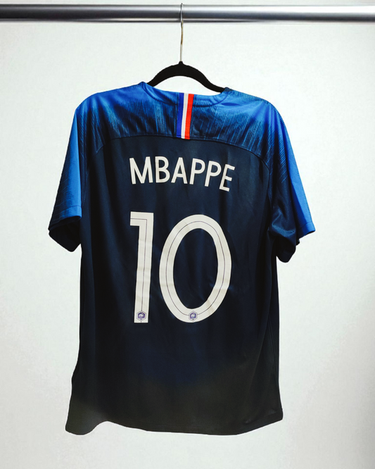 MAILLOT DOMICILE ÉQUIPE DE FRANCE 2018 FLOQUÉ MBAPPÉ #10