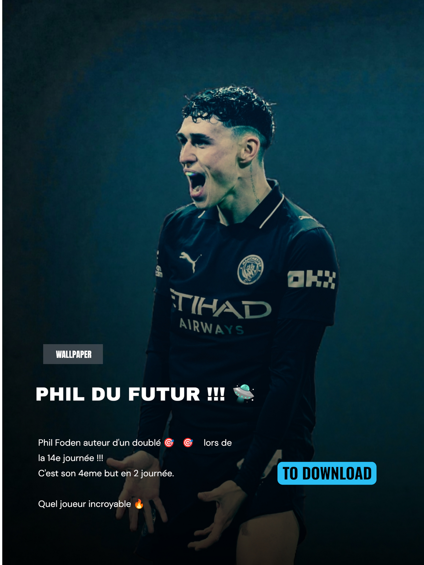 PHIL FODEN FOND D'ÉCRAN [WALLPAPER]