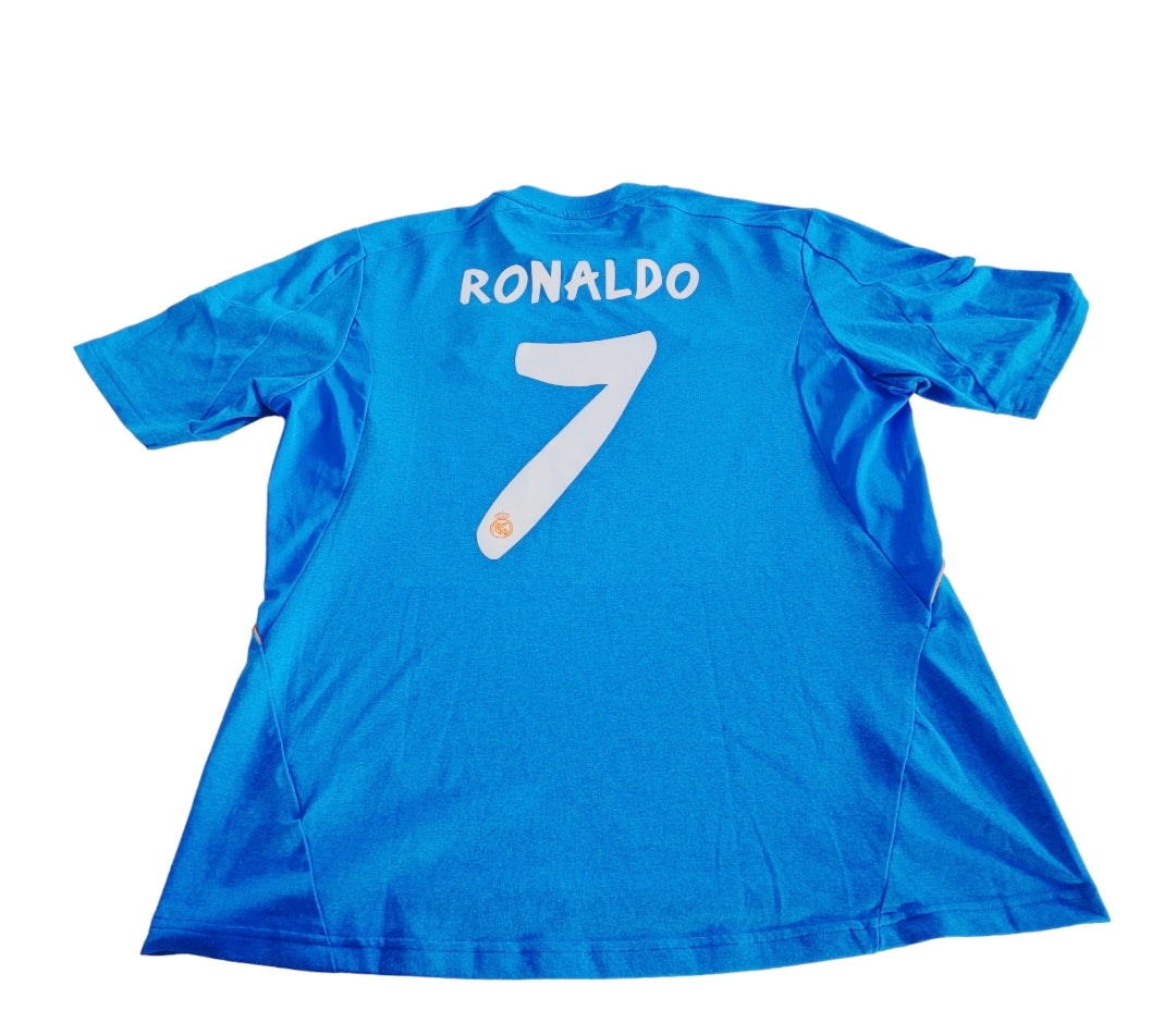 MAILLOT EXTÉRIEUR REAL MADRID 🔵 2013/2014 FLOQUÉ RONALDO #7