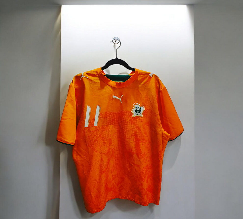 Maillot Cote d'ivoire 2006/2008 floqué Didier Drogba 11#