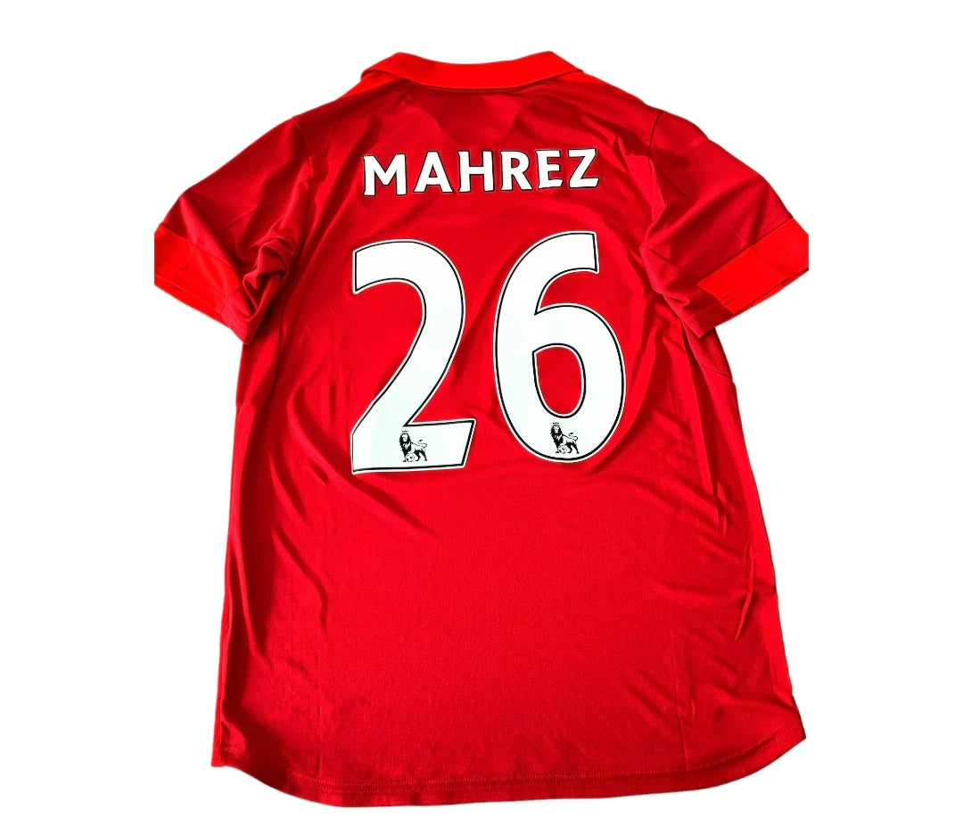 MAILLOT THIRD  LEICESTER F.C 🔴🦊 NEUF AVEC EMBALLAGE FLOQUÉ RYAD MAHREZ 26# ANNÉE 2016/2017